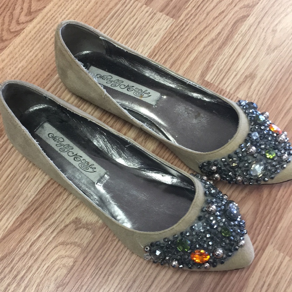 Naughty Monkey Jeweled Flat